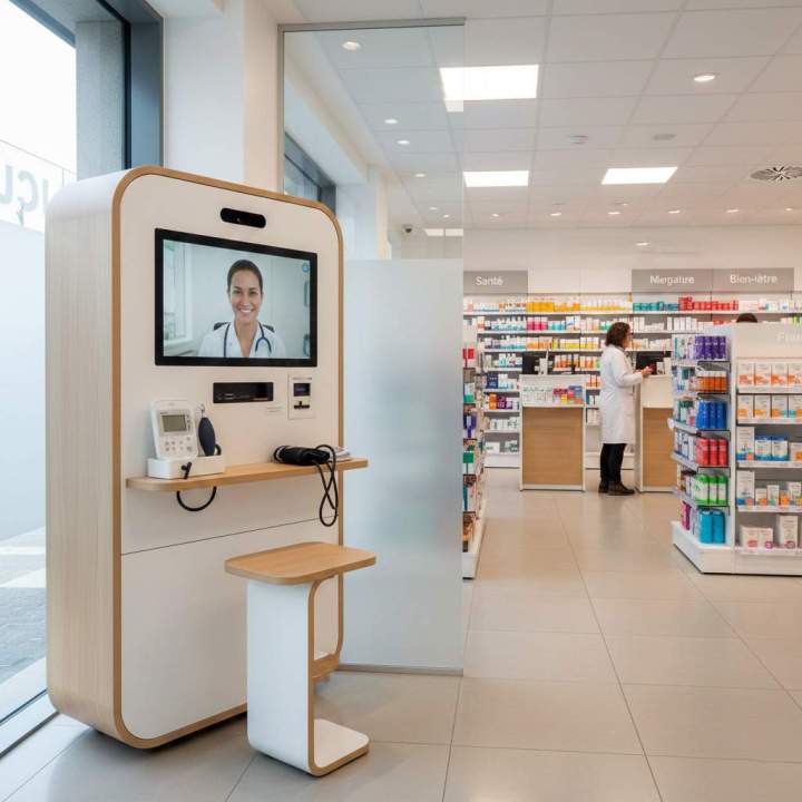 Borne de téléconsultation médicale Farébersviller